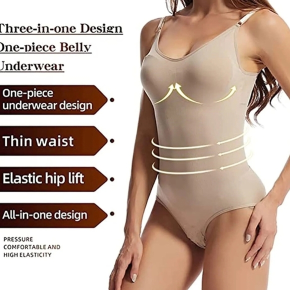 2 Snatched HeyShape Shapewear Bodysuit Size 2XL NWT BLACK Tik Tok Hey Shape - Picture 4 of 8